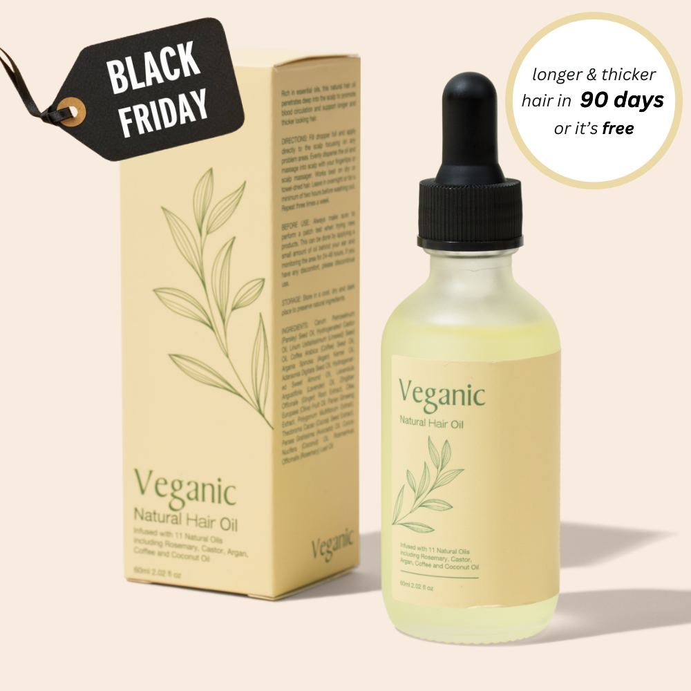 Black Friday Sale - Veganic Natural Hair Growth Oil