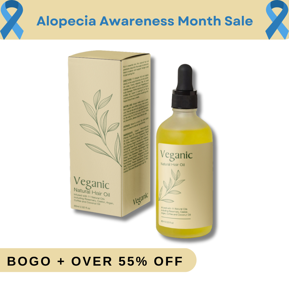 Alopecia Awareness Month Sale - Veganic Natural Hair Growth Oil