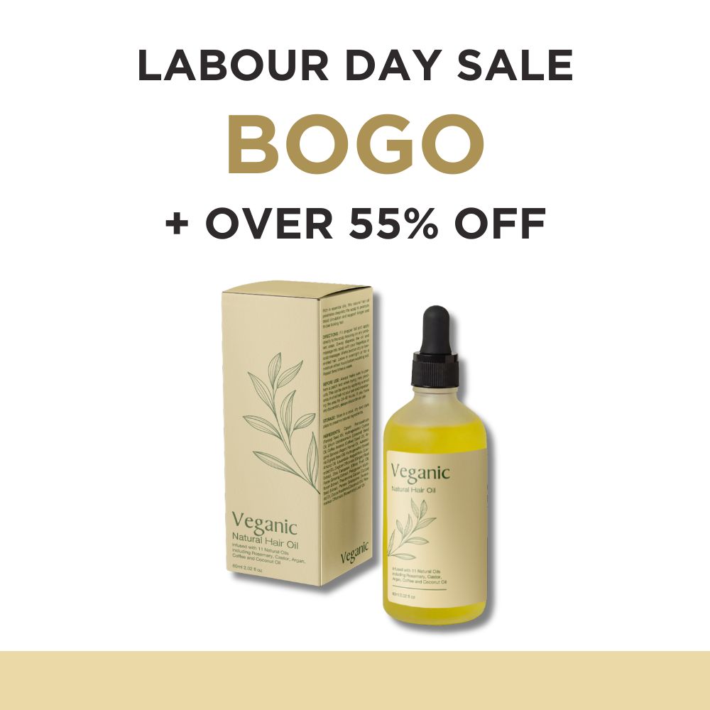 Labour Day Sale - Veganic Natural Hair Growth Oil