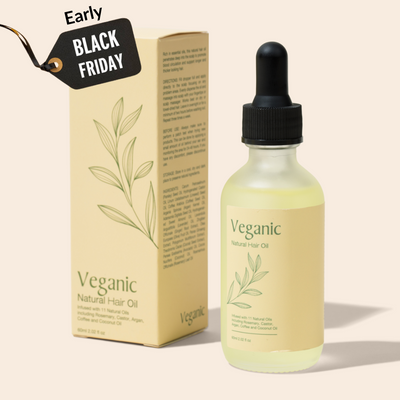 Black Friday Sale - Veganic Natural Hair Growth Oil