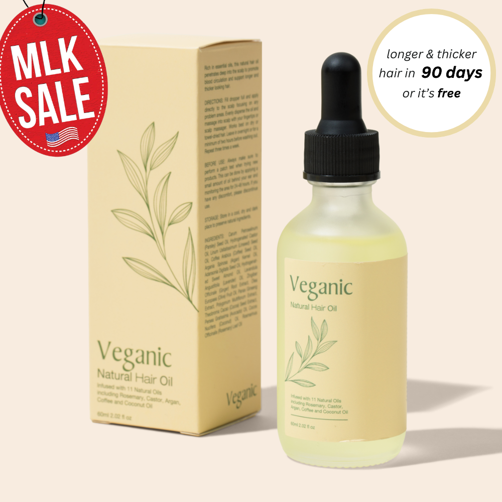 MLK Week Sale - Veganic Natural Hair Growth Oil