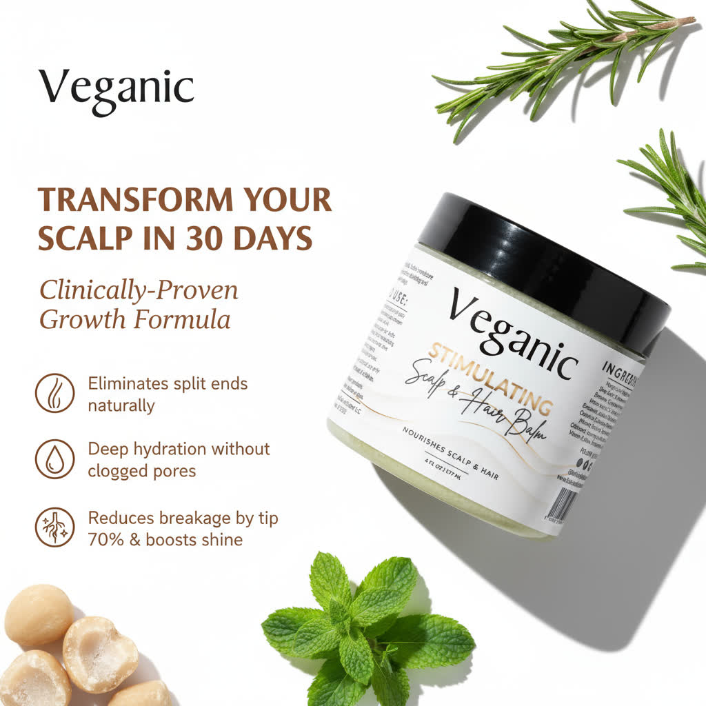 Veganic Scalp & Hair Balm